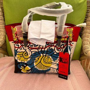 NWT COACH X DISNEY KEITH HARING MOLLIE TOTE